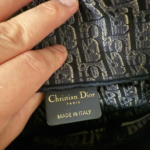 Christian Dior Navy and Cream Monogram belt bag 100% Authentic - Picture 7 of 10